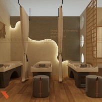 Thiết kế spa dưỡng sinh MOON thư giãn và sang trọng